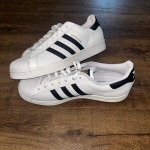 Adidas Superstar II White and Black Men's Shoes